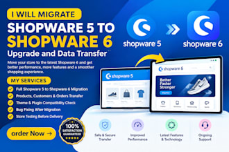 do migration from shopware 5 to shopware 6