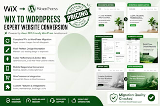 transfer website migration shopify wix, ai mvp, wordpress, squarespace, crm