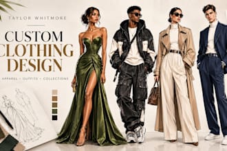 design clothing fashion apparel and outfit concepts