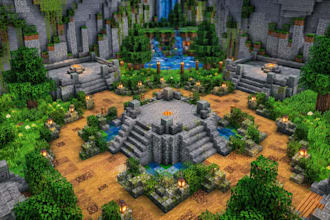 build a custom minecraft map, server spawn, lobby  and hub