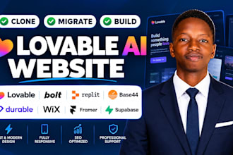 lovable ai website, supabase, replit web app, base44 expert, vibe coding