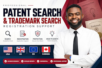 do amazon patent check and trademark search for your product