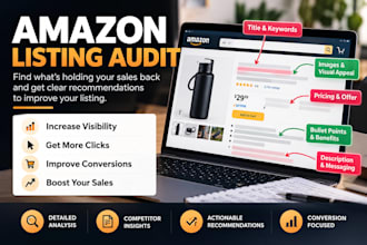 audit and optimize your amazon product listing