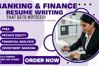 write a banking and finance resume that gets noticed