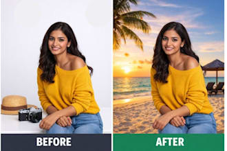 do photo manipulation image editing or image enhancement and image retouching