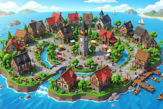 build full roblox game, roblox map, roblox gui, roblox tycoon, roblox scripter