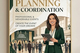 plan and coordinate your event professionally
