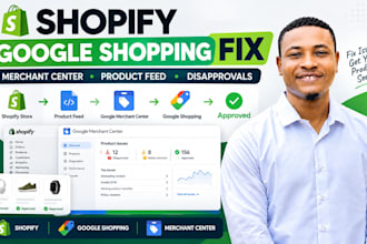 fix shopify google merchant center, shopping feed and product disapprovals