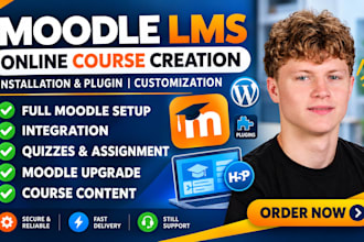 setup moodle, plugin , customization, install, migrate, upload quiz in moodle