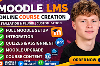 set up moodle, plugin ,customize, install, migrate, upload quizzes in moodle lms