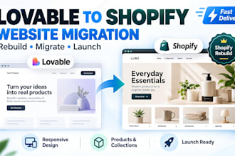migrate lovable to shopify rebuild lovable website lovable migration to wix
