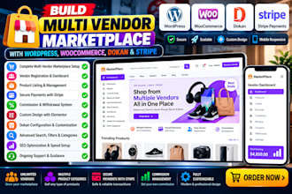 build multi vendor marketplace with wordpress, woocommerce, dokan and stripe