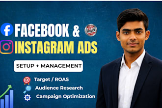 do facebook and instagram ads campaign setup and management