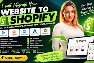 migrate shopware webnode abantecart webador magento to shopify website migration