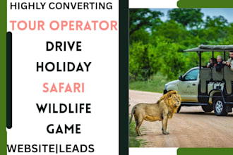 safari tours leads holiday trip wildlife game drive leads tour operator website