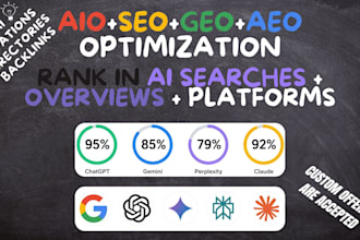 do seo aio aeo geo optimization and high authority backlinks