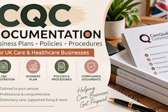 cqc, business plans, policies, procedures and compliance documents