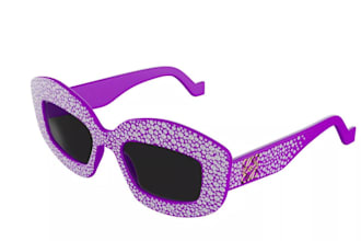 create custom 3d eyewear, sunglasses cad and product rendering