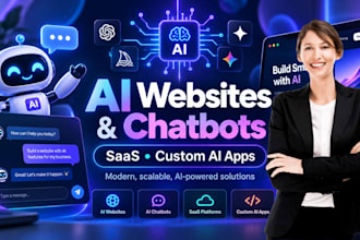 build ai websites, chatbots, saas platforms, and custom apps