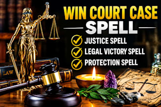 powerful win court case spell justice spell legal victory and protection spell