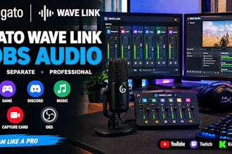setup elgato wave link with obs audio routing
