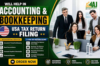 prepare and e file USA tax returns for personal, llc and corporate
