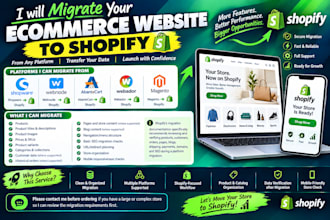 migrate shopware webnode abantecart webador magento to shopify website migration