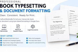 manuscript ebook, upload paperback, typeset for amazon kdp print