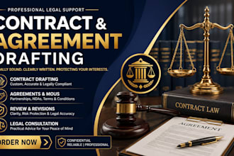 do contract drafting for partnership agreement or business contract