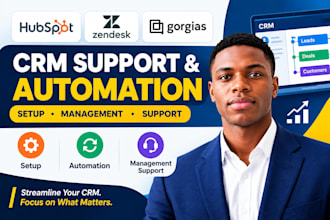 setup hubspot zendesk gorgias CRM support automation