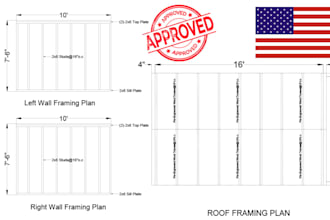 maryland utah oregon vermont engineered plan permit drawings building permit