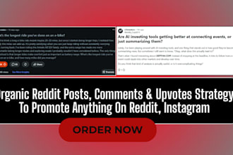 do reddit seo post to market any small business on reddit, instagram