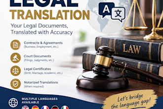 do notarized certified translation in 40 languages for legal official documents