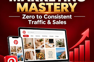 sell a complete pinterest mastery course for freelancing