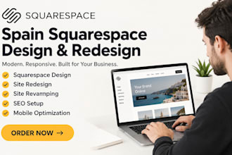build spain squarespace website squarespace redesign and website revamping