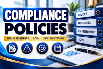 create compliance policies, risk assessments and professional documentation