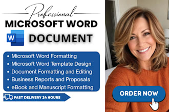 format microsoft word documents and fix layout edit and redesign