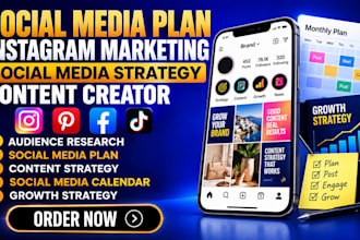 social media plan, instagram marketing, social media strategy, content creator