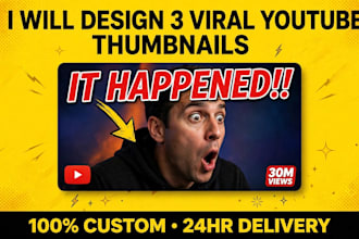 design 1 viral youtube thumbnail mrbeast style
