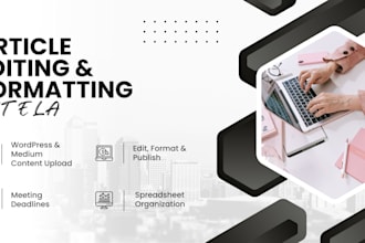 edit, proofread, and format your blog posts or medium articles