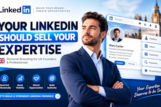 linkedin personal branding for UK founders and professionals profile growth plan
