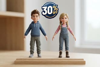 design 3d toy model, character toys, 3d animal toys, action figure, 3d figurine