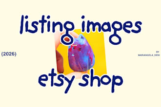 design aesthetic etsy listing images for your handmade shop