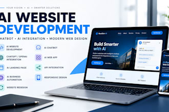 build a modern ai website with chatbot and ai integration