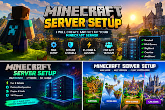 create and set up your minecraft server
