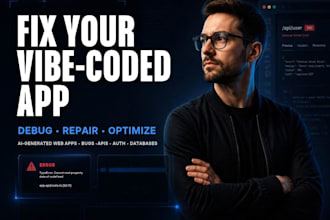 fix and debug your vibe coded web app