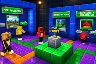 setup minecraft pvp server, kitpvp, pvp plugins, arena, kits and minigames