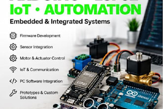 develop arduino esp32 iot automation embedded and integrated systems