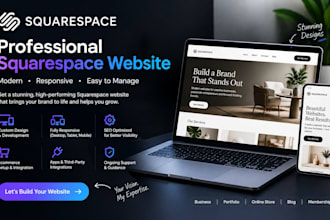 squarespace design, squarespace website