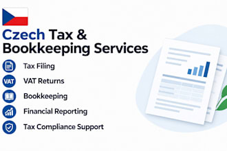 handle czech tax filing, vat and bookkeeping services